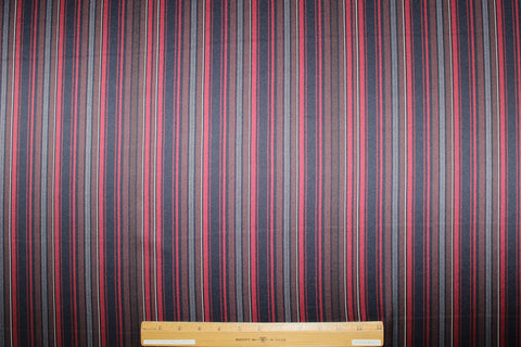 Striped stretch silk charmeuse