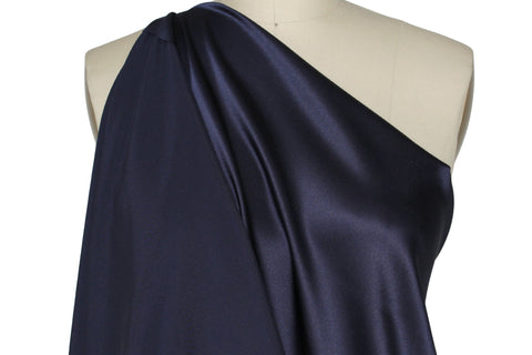 Wide stretch silk charmeuse