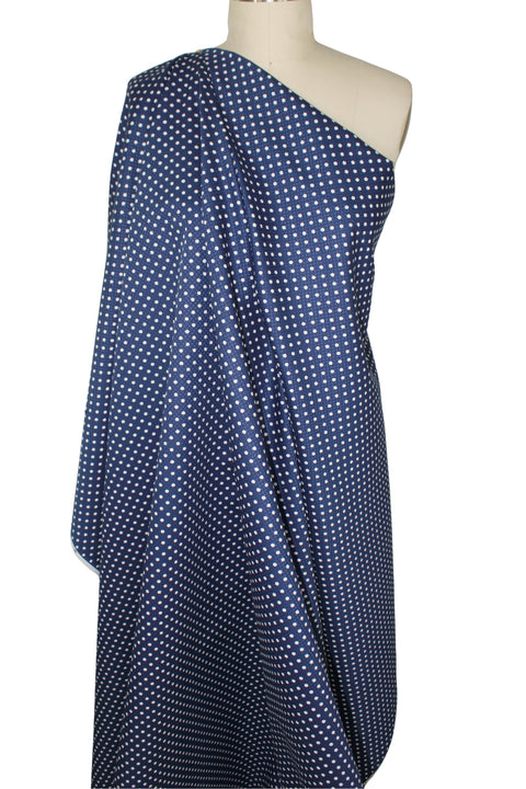 Pre-interfaced cotton jacquard