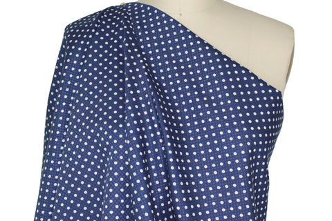 Pre-interfaced cotton jacquard