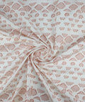 Cotton/silk jacquard novelty