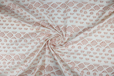 Cotton/silk jacquard novelty