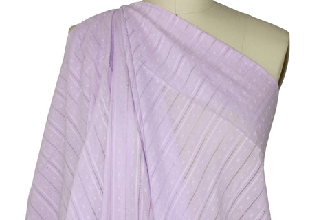 Heirloom stitched Swiss dot cotton