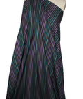 Ike Behar striped cotton shirting