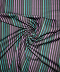 Ike Behar striped cotton shirting