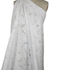 Burnout Swiss cotton jacquard