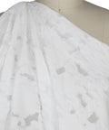 Burnout Swiss cotton jacquard