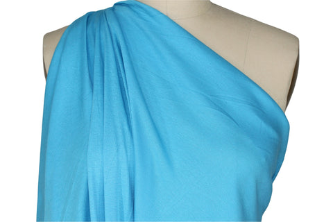 Aqua cotton jersey