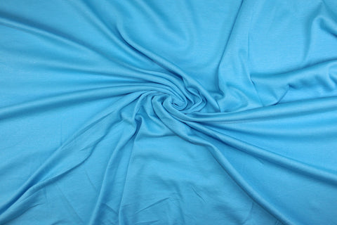 Aqua cotton jersey