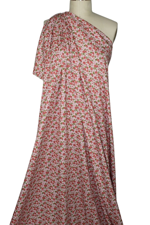 Organic cotton jersey floral print