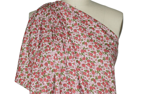 Organic cotton jersey floral print