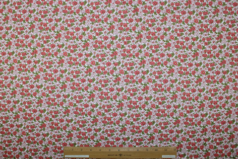 Organic cotton jersey floral print