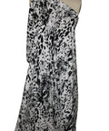 Black and white print cotton voile