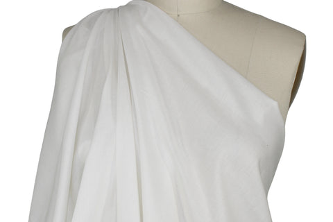 Off-white cotton batiste