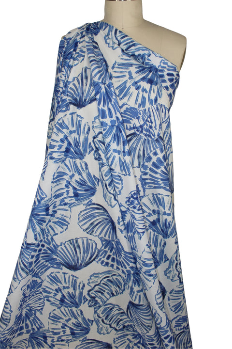 Oscar de la Renta scallop shell print cotton