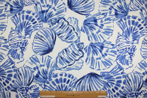 Oscar de la Renta scallop shell print cotton