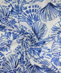 Oscar de la Renta scallop shell print cotton