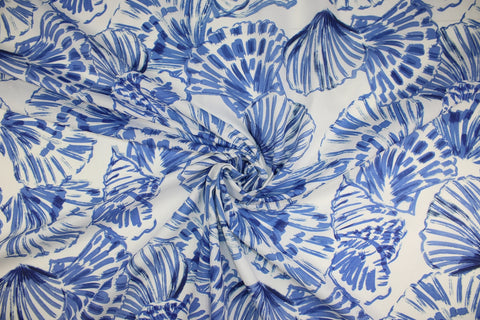Oscar de la Renta scallop shell print cotton