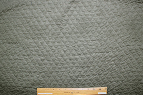 Quilted corduroy coating