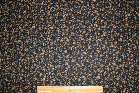 Mini Florals Japanese Corduroy - Browns