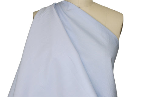 Blue cotton shirting fabric