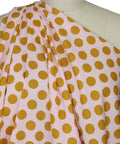 Polka dot cotton fabric