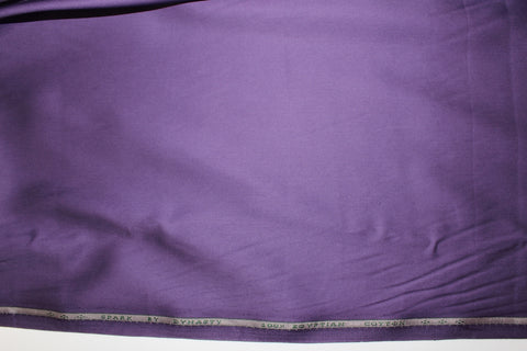 Super Fine Egyptian Selvage Cotton Shirting - Eggplant