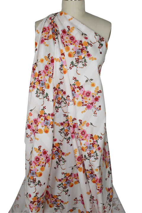 Floral cotton shirting