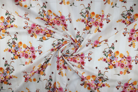 Floral cotton shirting