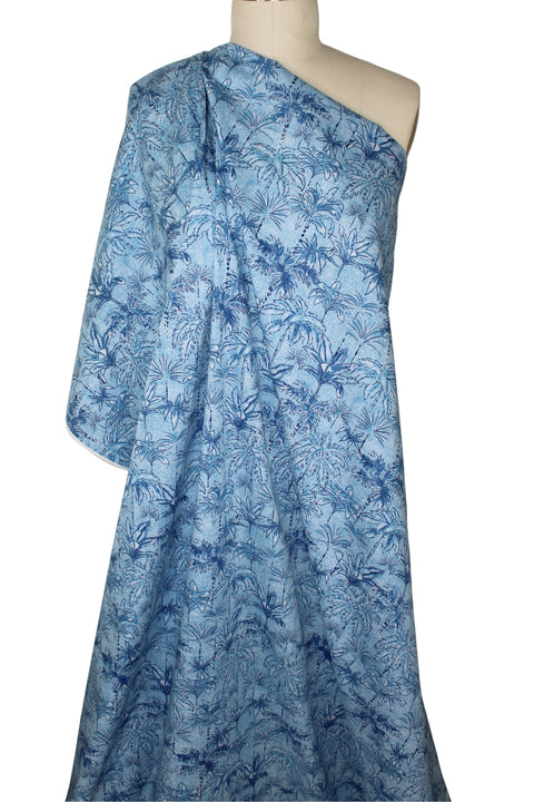 Palm tree print cotton