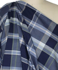 Plaid Italian cotton shirting