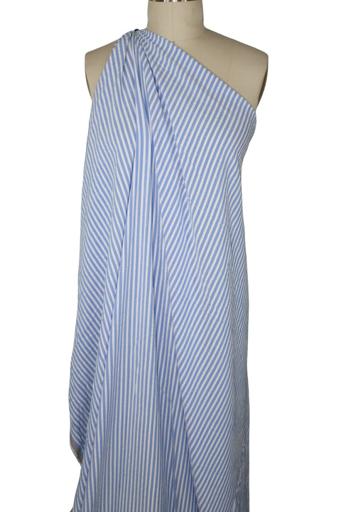 Striped cotton shirting