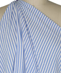 Striped cotton shirting