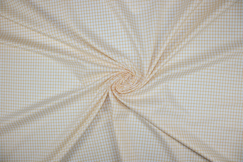 Ike Behar checked cotton shirting