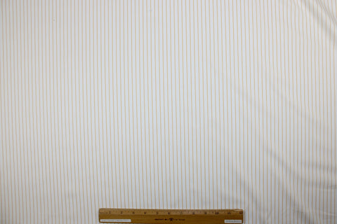 Ike Behar striped cotton shirting