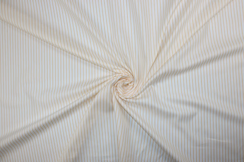 Ike Behar striped cotton shirting