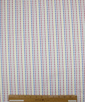 Dash stripe cotton jacquard shirting