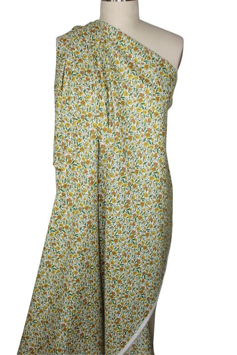 Hokkoh Mills Japanese floral cotton lawn