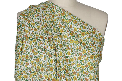 Hokkoh Mills Japanese floral cotton lawn