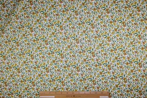 Hokkoh Mills Japanese floral cotton lawn