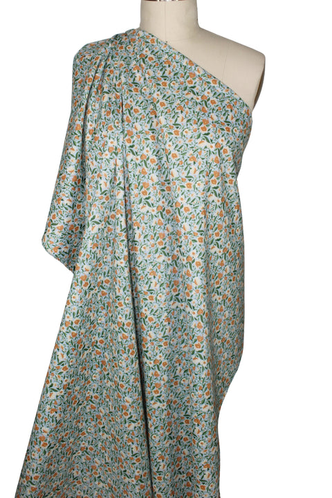 Hokkoh Mills Japanese floral cotton lawn