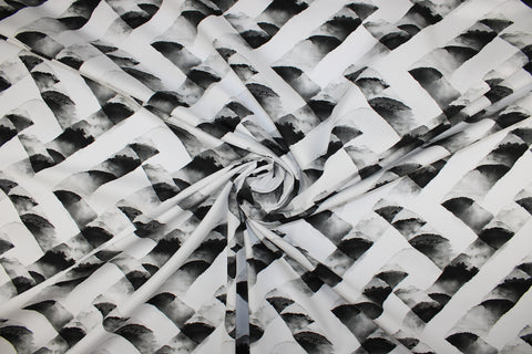 Digital print polished cotton shirting