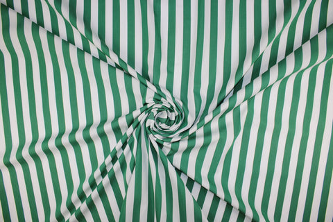 Ike Behar wide striped cotton shirting