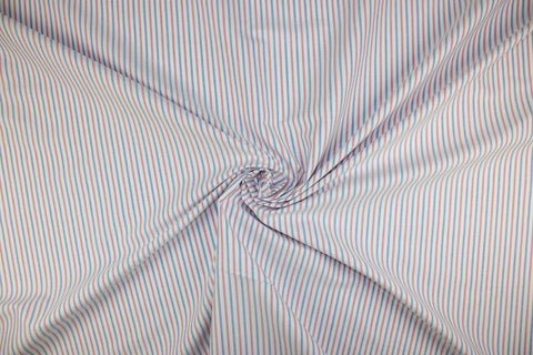 Ike Behar striped cotton oxford