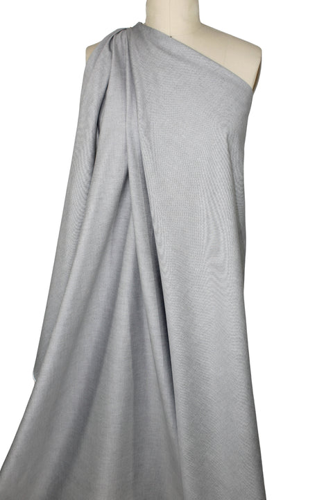 Ike Behar gray cotton oxford