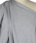 Ike Behar gray cotton oxford