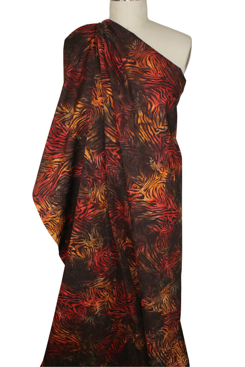 Abstract tiger print Japanese cotton