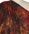 Abstract tiger print Japanese cotton