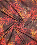 Abstract tiger print Japanese cotton