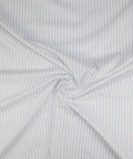 Pinstriped Italian cotton shirting